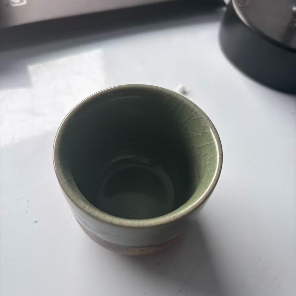 陶制直身主人茶杯067