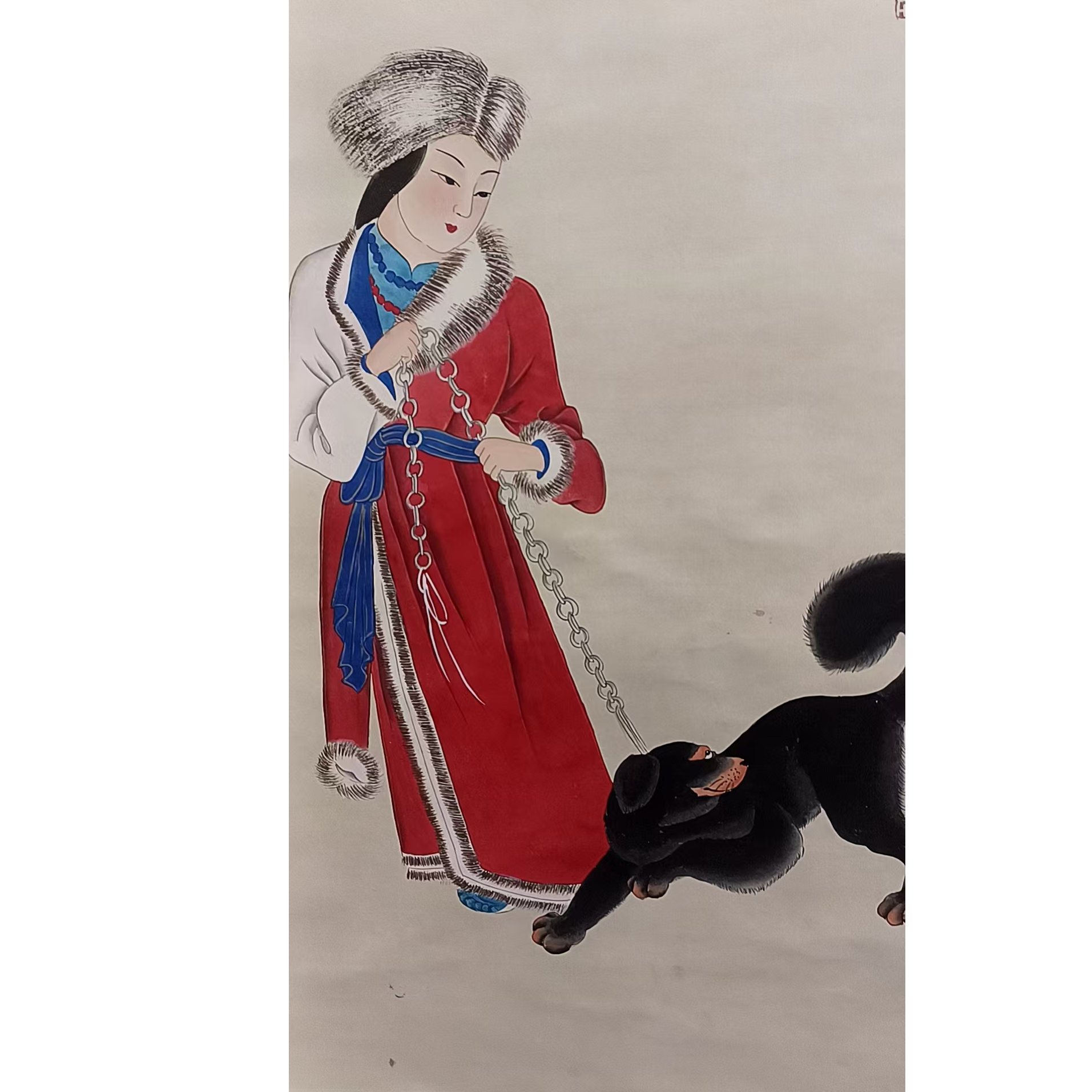 盛世佳作人物立轴144*75 9.7平尺