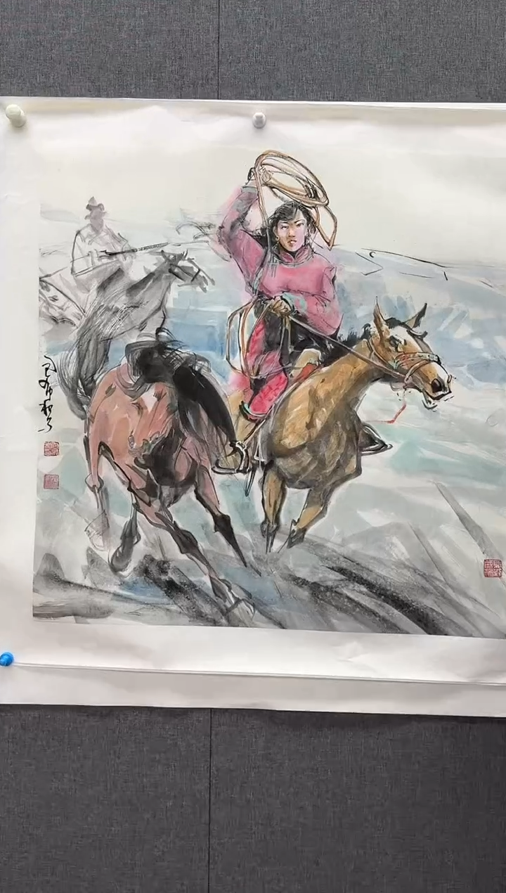国画炳山艺术--包布和老师作品
