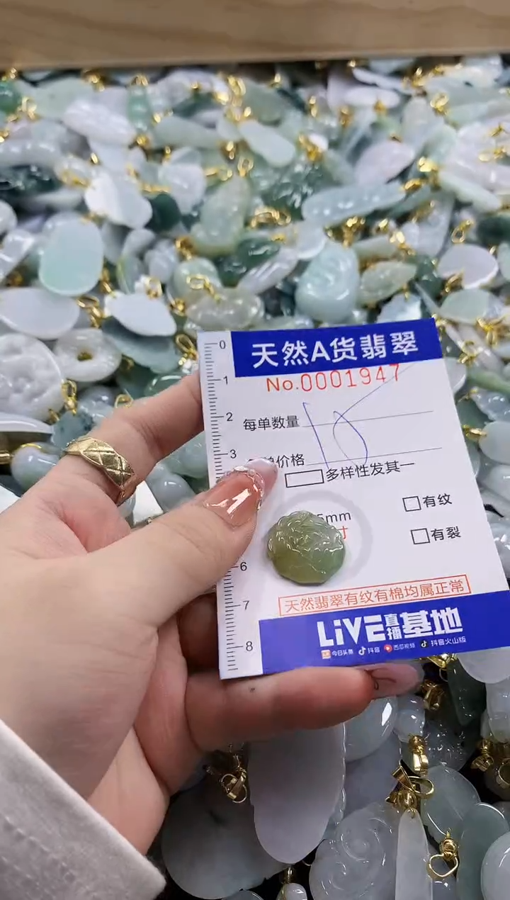 颈饰未镶嵌翡翠天然A货翡翠