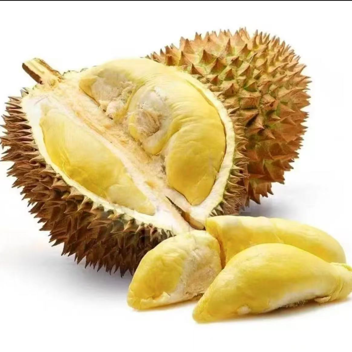 （豺狼手选果）泰国空运树熟金枕鲜榴莲（现称现卖）核小软糯香甜，公斤称金枕泰国