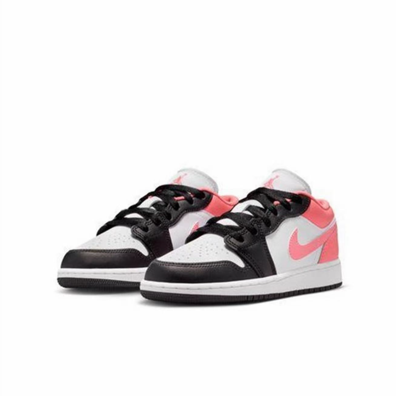 NIKE/耐克官方正品 AJ1黑白粉GS女时尚百搭板鞋 553560-025