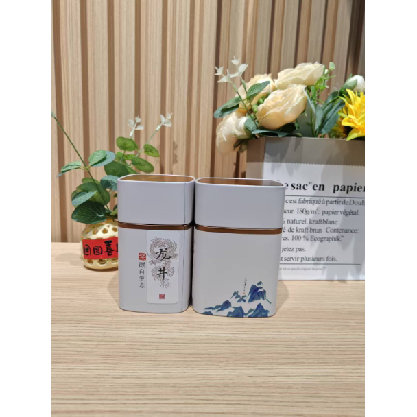 龙井30克白色方罐2罐装