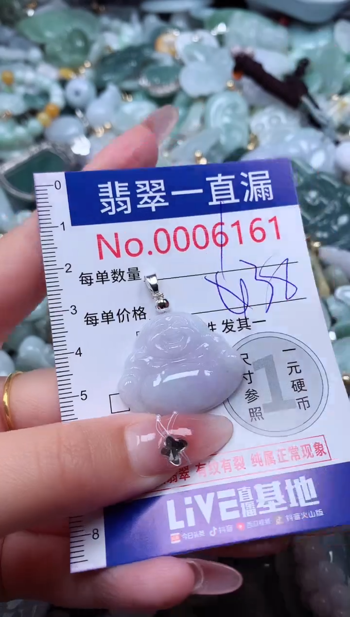 翡翠未镶嵌吊坠(不含链)6161