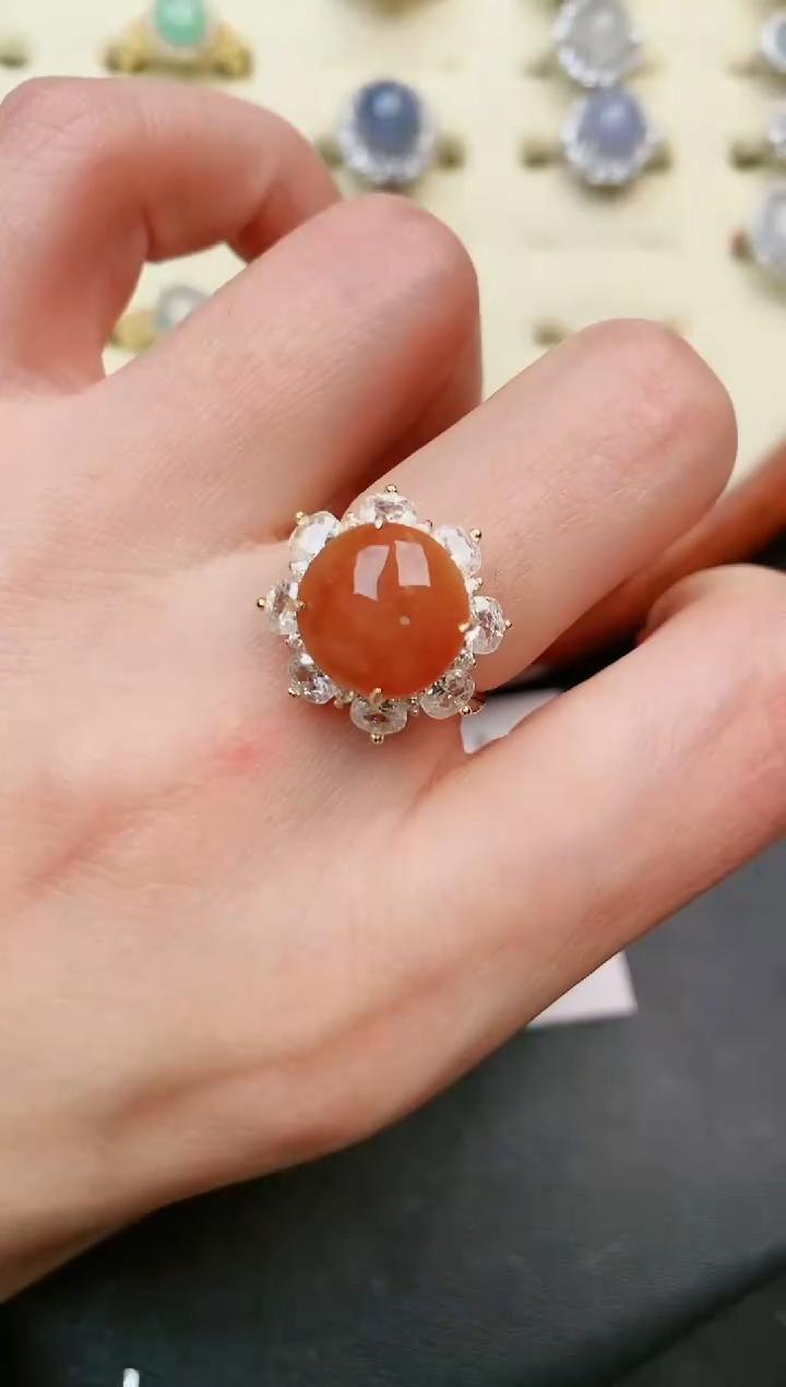 【闪购商品】翡翠戒指银S925镶嵌.....