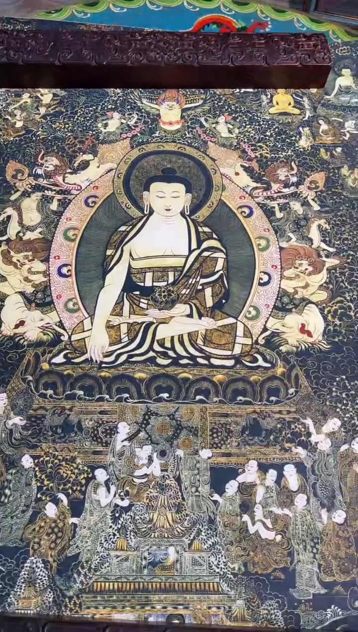 卷轴画天天的唐卡tk160