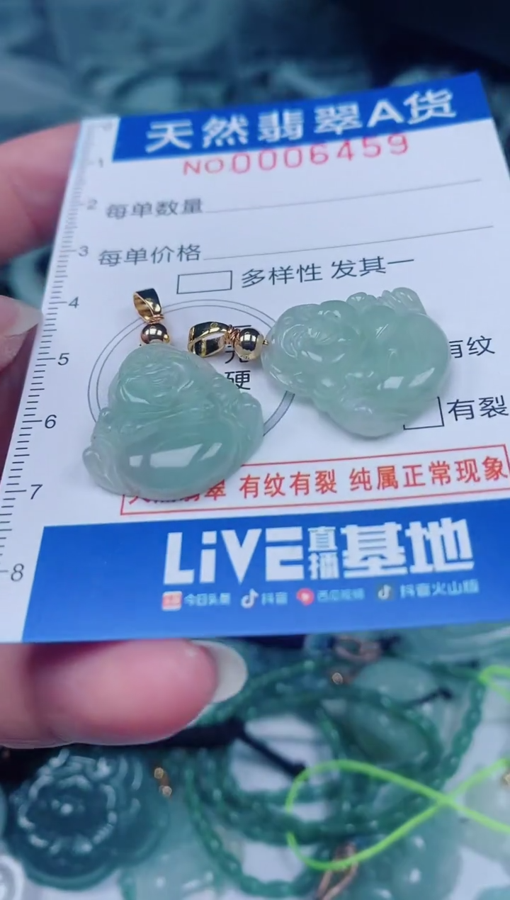 颈饰未镶嵌翡翠00006459