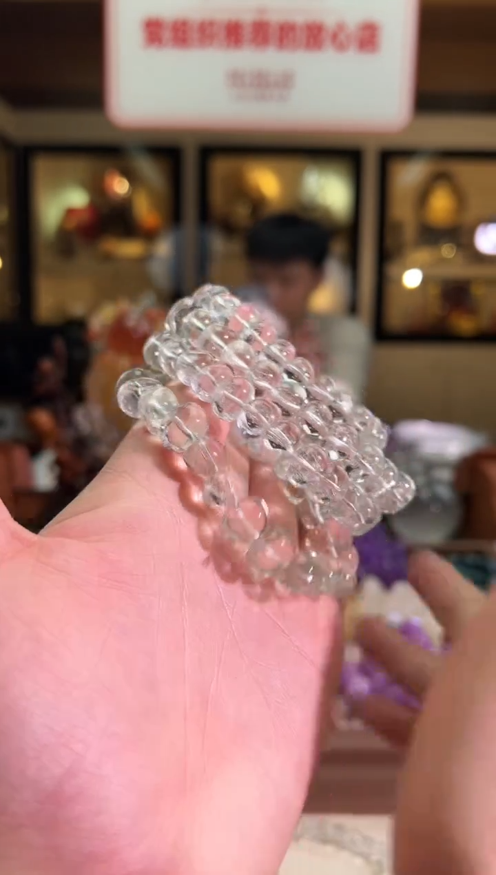 未镶嵌手链水晶薄荷绿水晶糖豆（多样性发一）