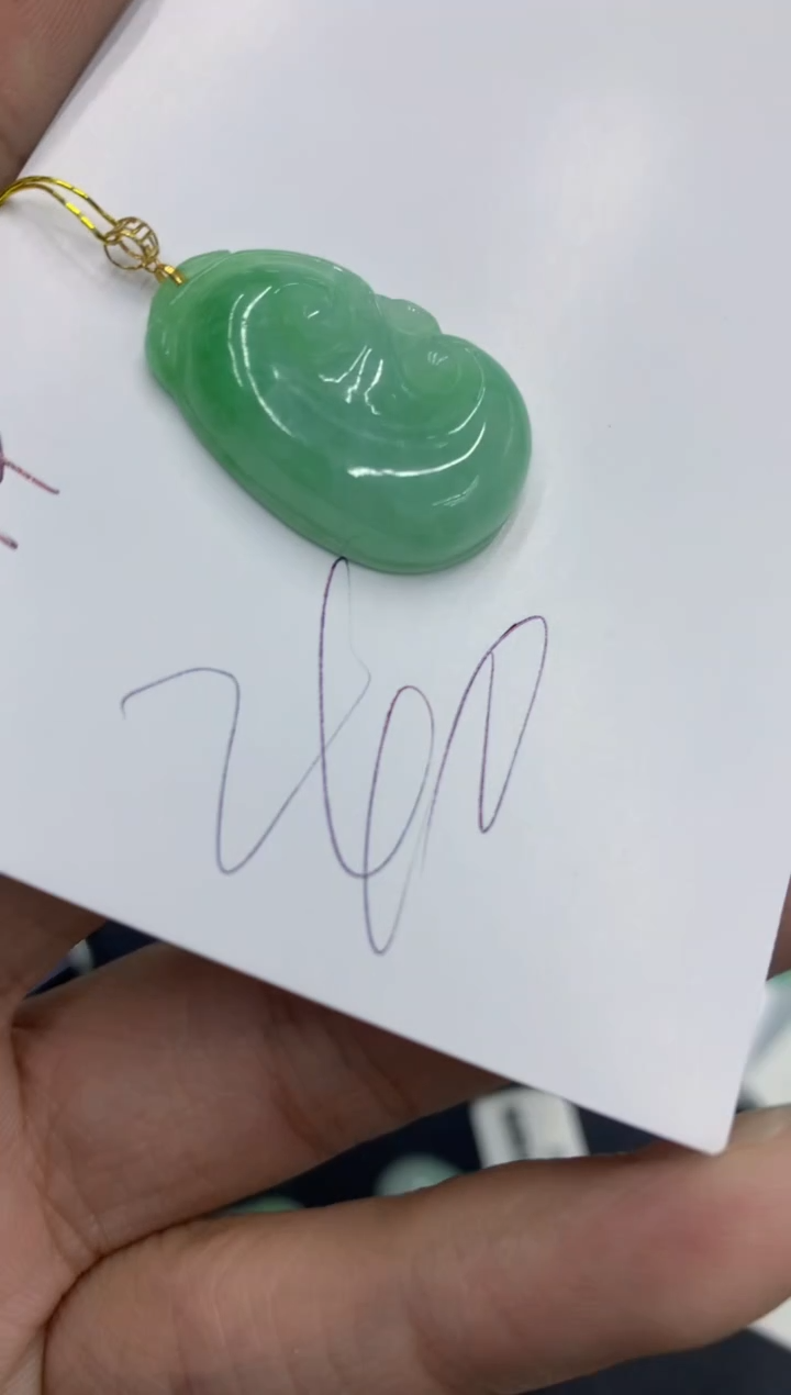 【闪购商品】翡翠颈饰18K金镶嵌号链接11111111