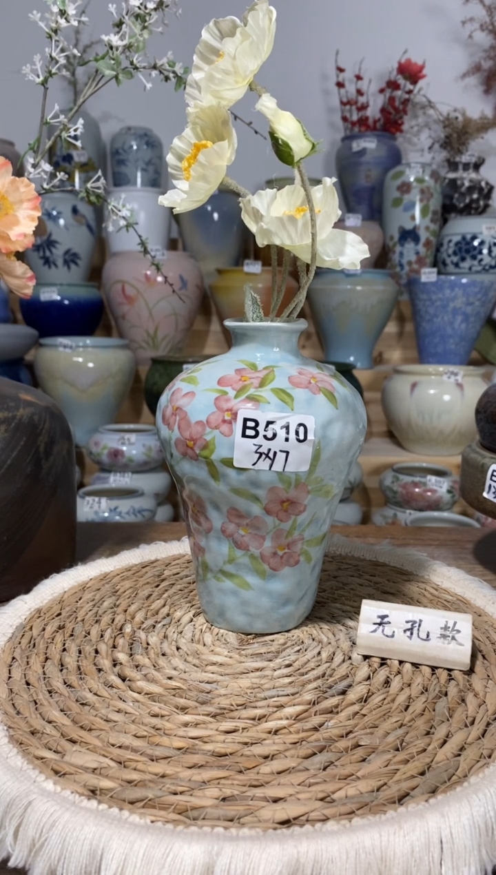 景德镇瓷韵陶瓷花盆   手工制品 完美主义者慎拍 B510