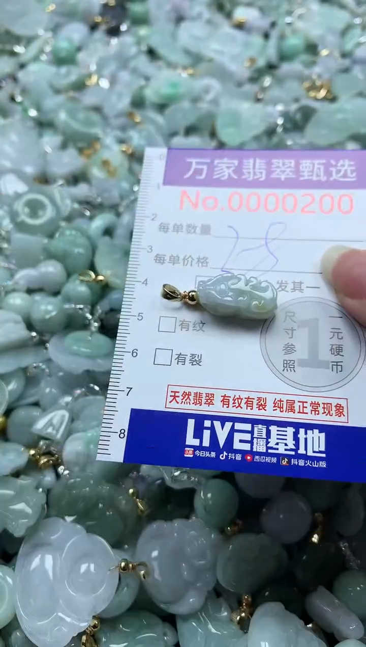 吊坠(不含链)未镶嵌翡翠0200