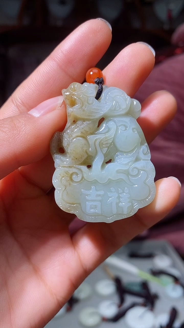 【闪购商品】和田玉挂件未镶嵌1