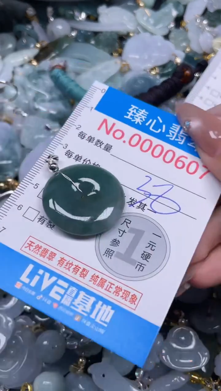 颈饰未镶嵌翡翠607