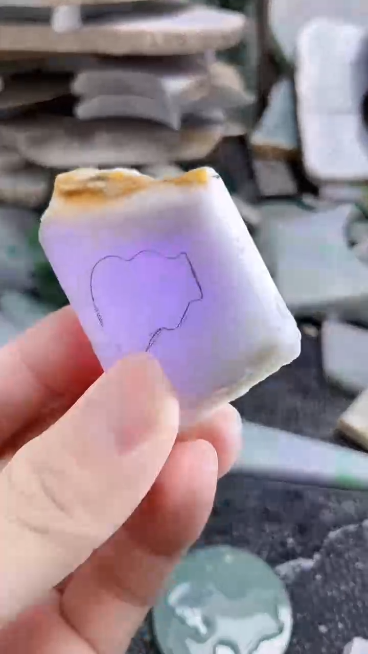 裸石翡翠天然A货翡翠板料