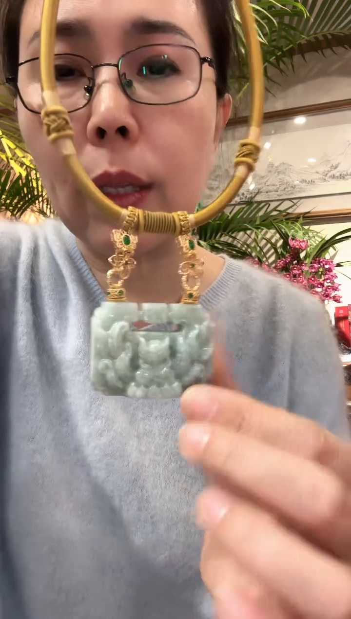 【闪购商品】翡翠颈饰未镶嵌国风