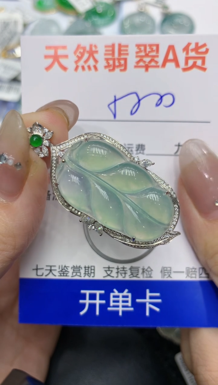 【闪购商品】翡翠颈饰18K金镶嵌222222222