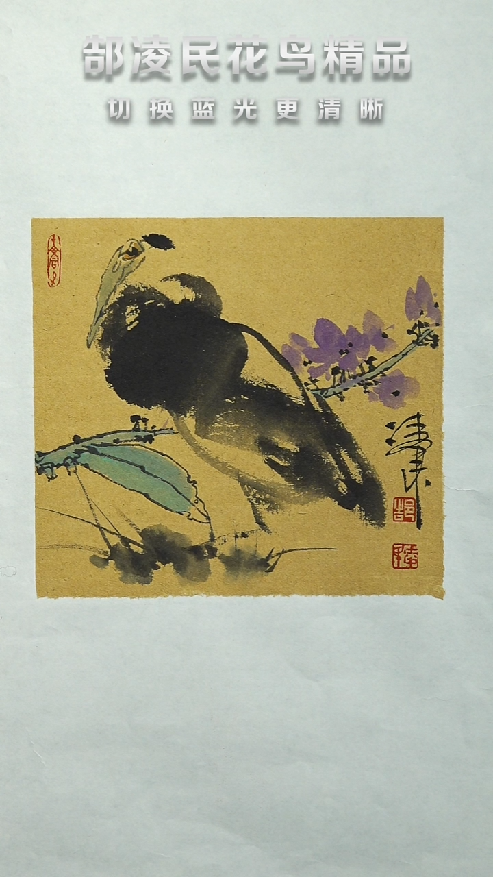 国画郜凌民花鸟作品