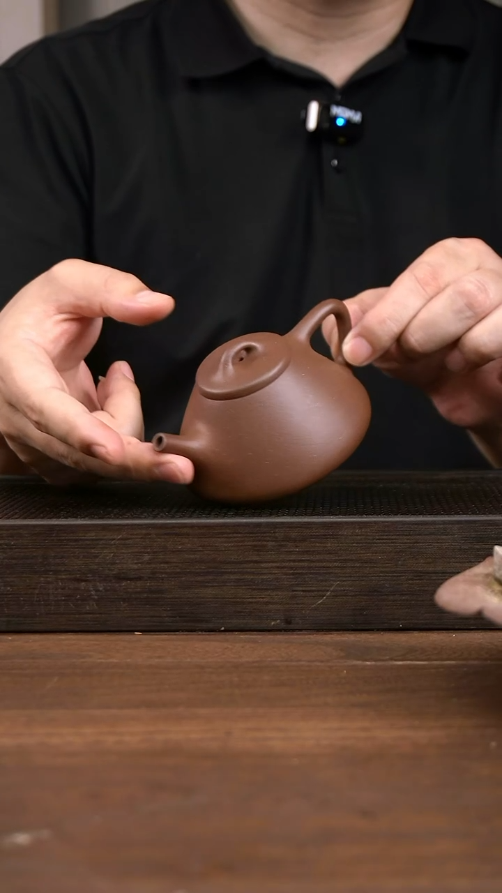 茶壶紫砂紫泥子冶石瓢        180CC 