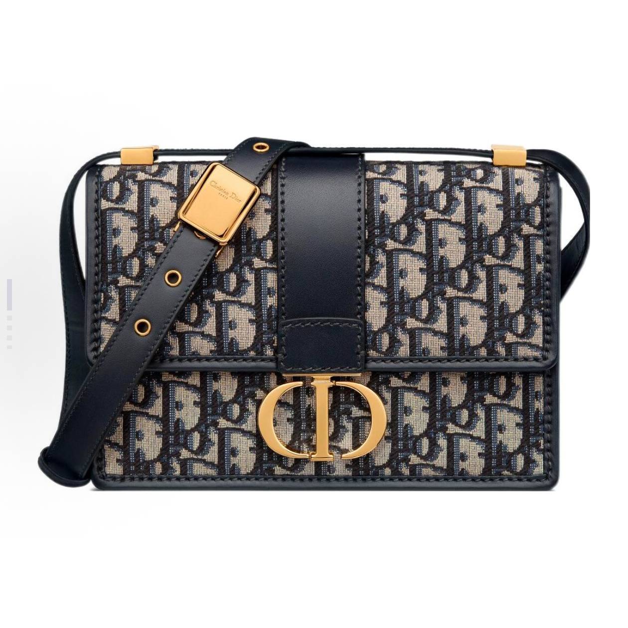 99新 DIOR/迪奥  蒙田中号肩带款/老花满印刺绣/精选