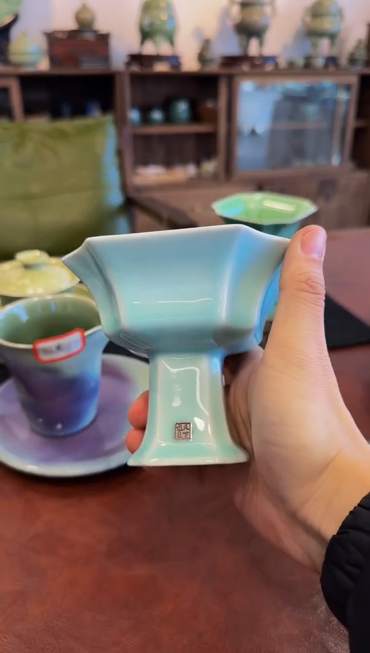 粉青·高足·小果盘·茶器