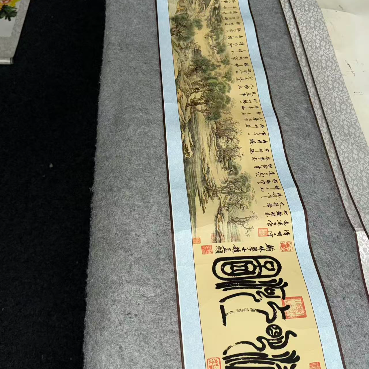 <清明上河图福利》横版现代国风装饰画