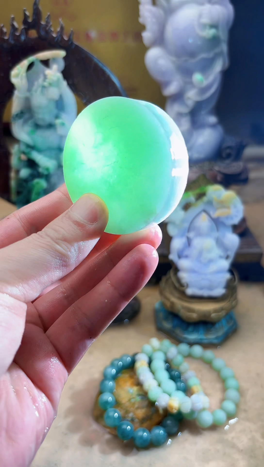 未镶嵌挂件翡翠A货张麦9774