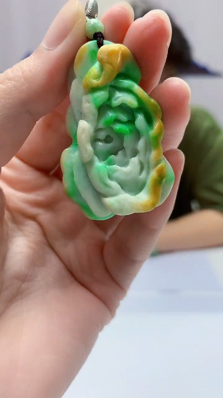 【闪购商品】翡翠颈饰未镶嵌4688zm-JJ挂件3