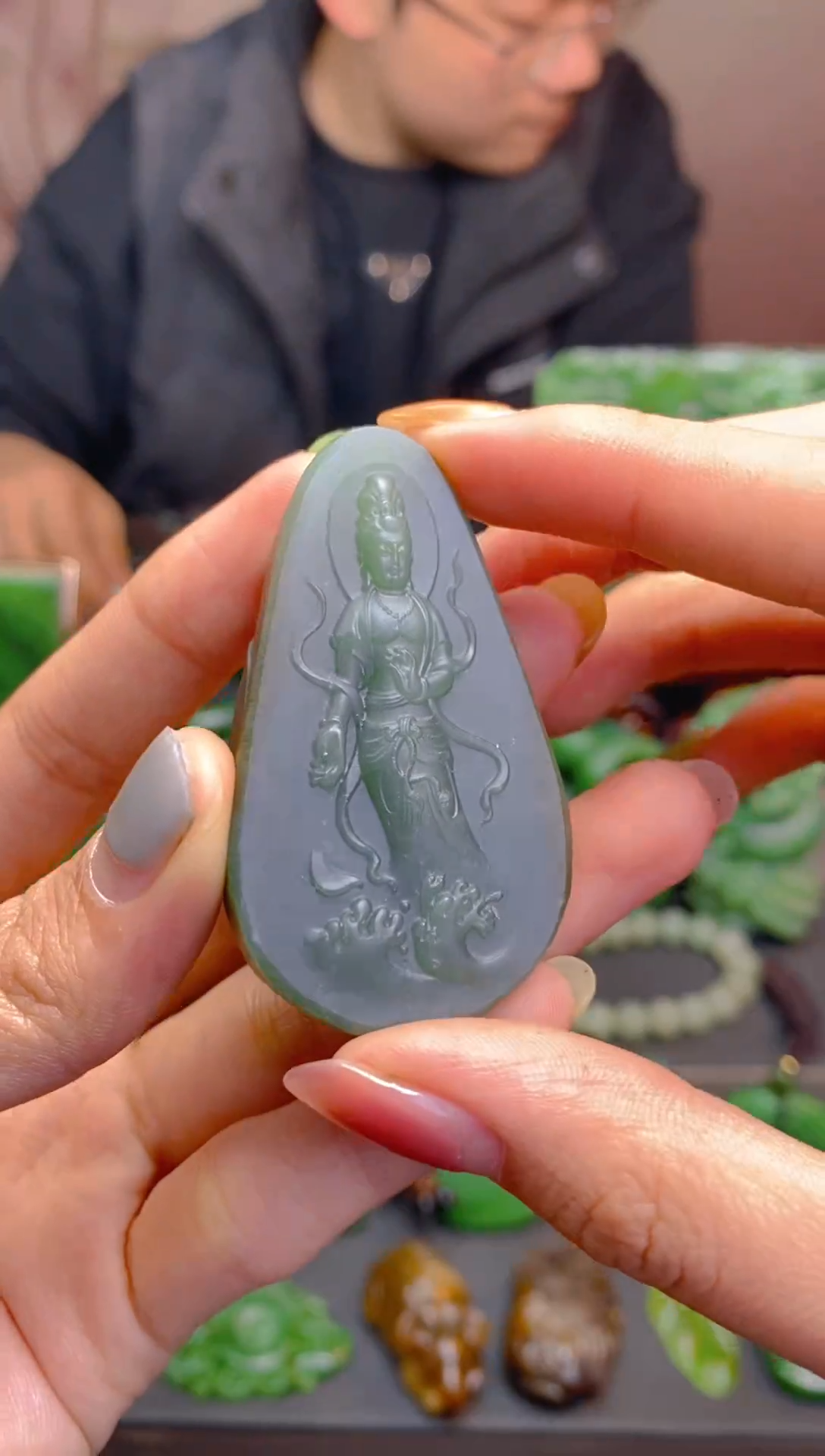 未镶嵌和田玉珠宝半成品1