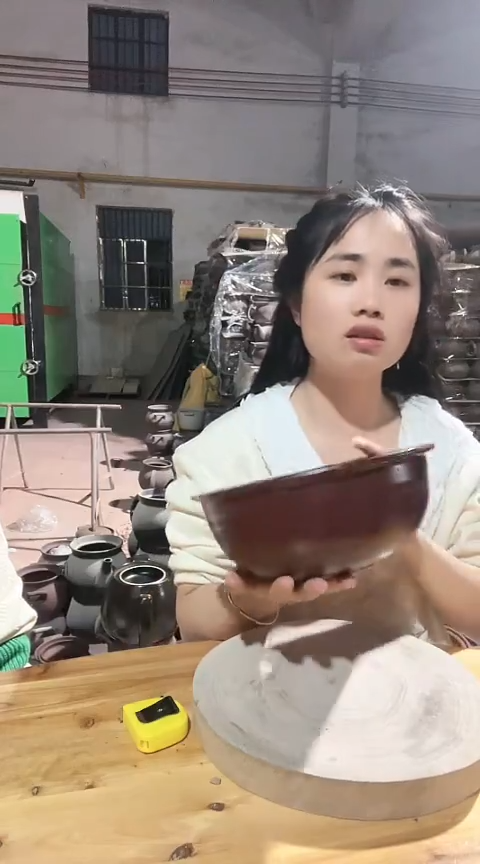 粗砂陶瓷5061瑕疵砂锅碗不带盖