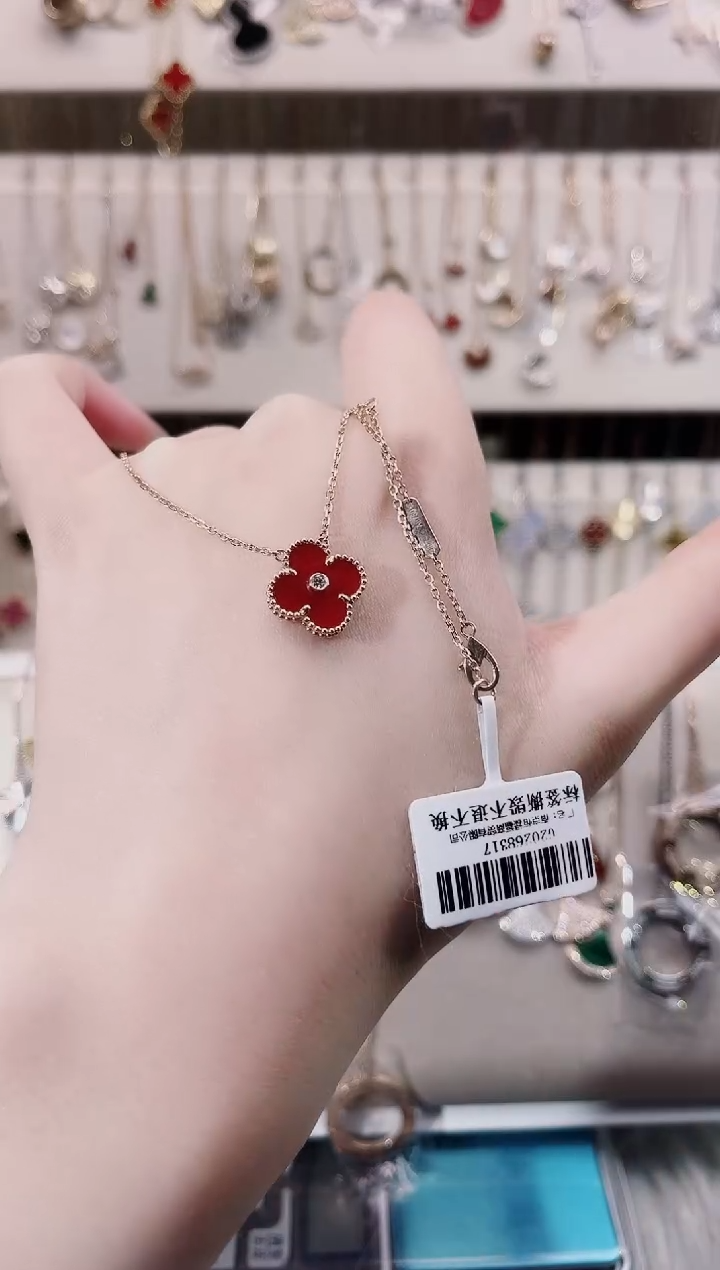 【闪购商品】钻石颈饰18K金镶嵌18K金镶嵌钻石 K玫 