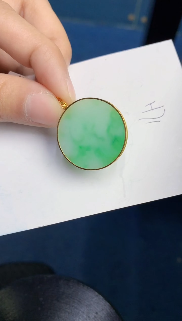 【闪购商品】翡翠颈饰18K金镶嵌000000000