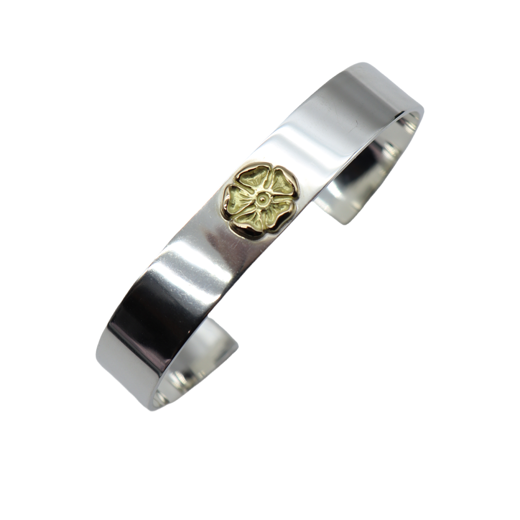 足银手镯 CORNER TK  平打蔷薇手镯