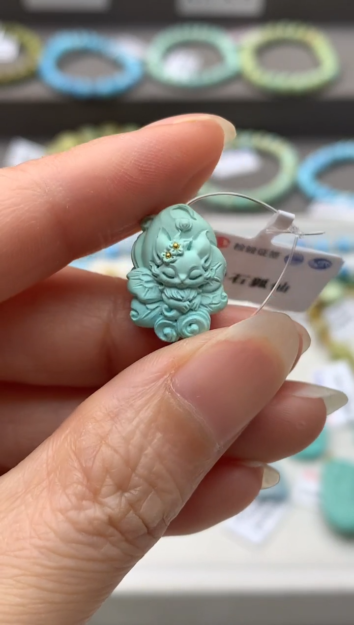 未镶嵌绿松石雕刻R01
