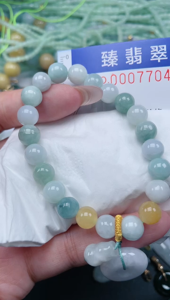 翡翠未镶嵌颈饰.0007704