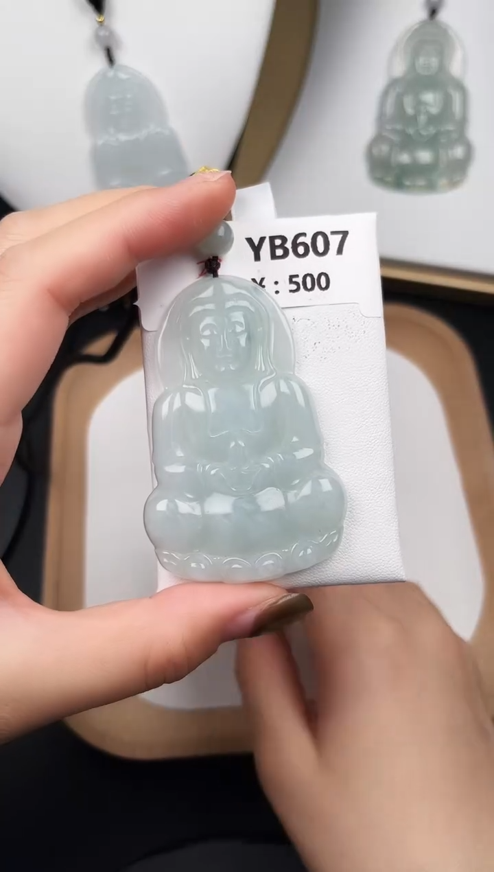 颈饰未镶嵌翡翠YB607冰大观音