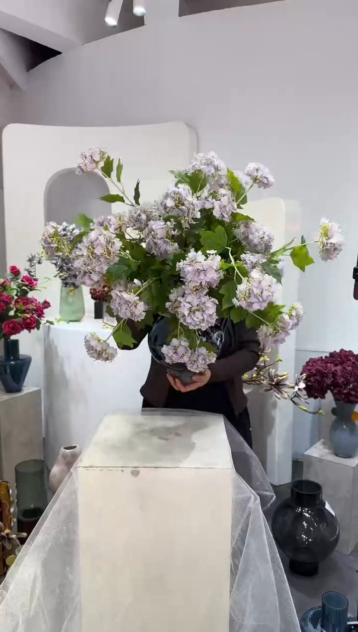 【闪购商品】藤10支香芋紫四头绣球