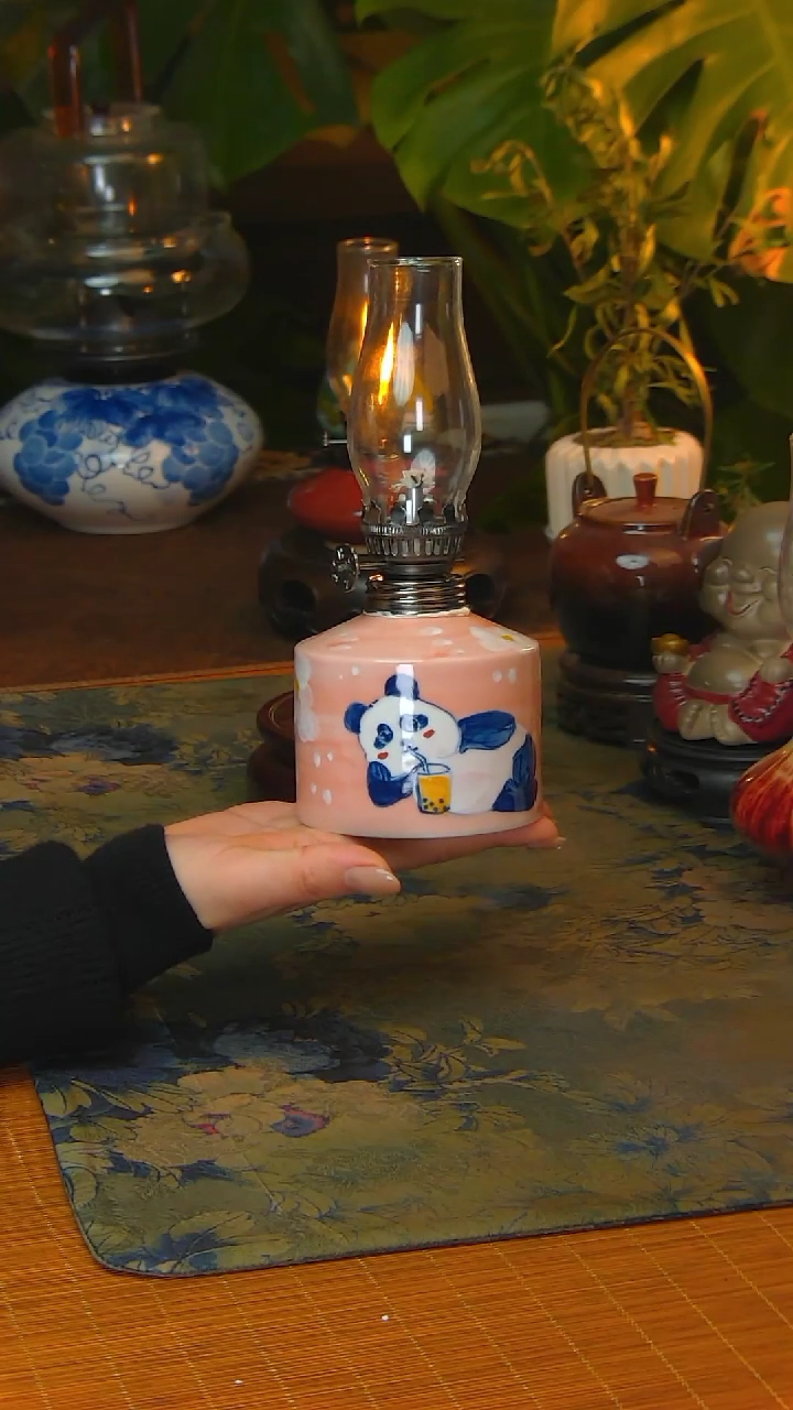 【闪购商品】景德镇陶瓷手工灯摆件