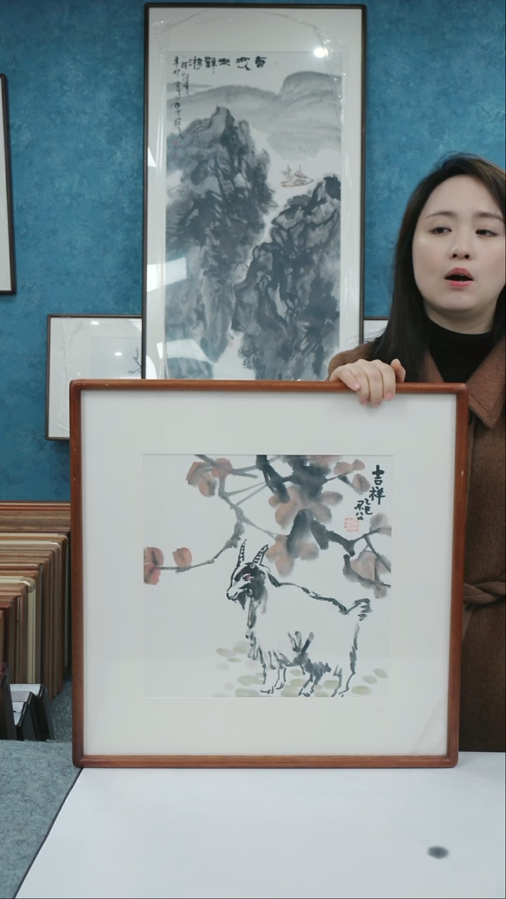 【闪购商品】国画50*50本土老师花鸟