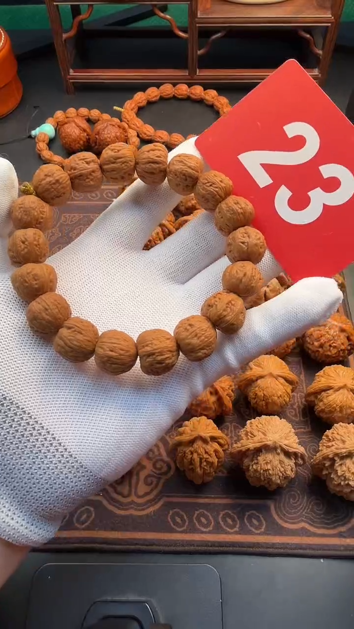 手串文玩核桃16门头沟方墩小核桃手串