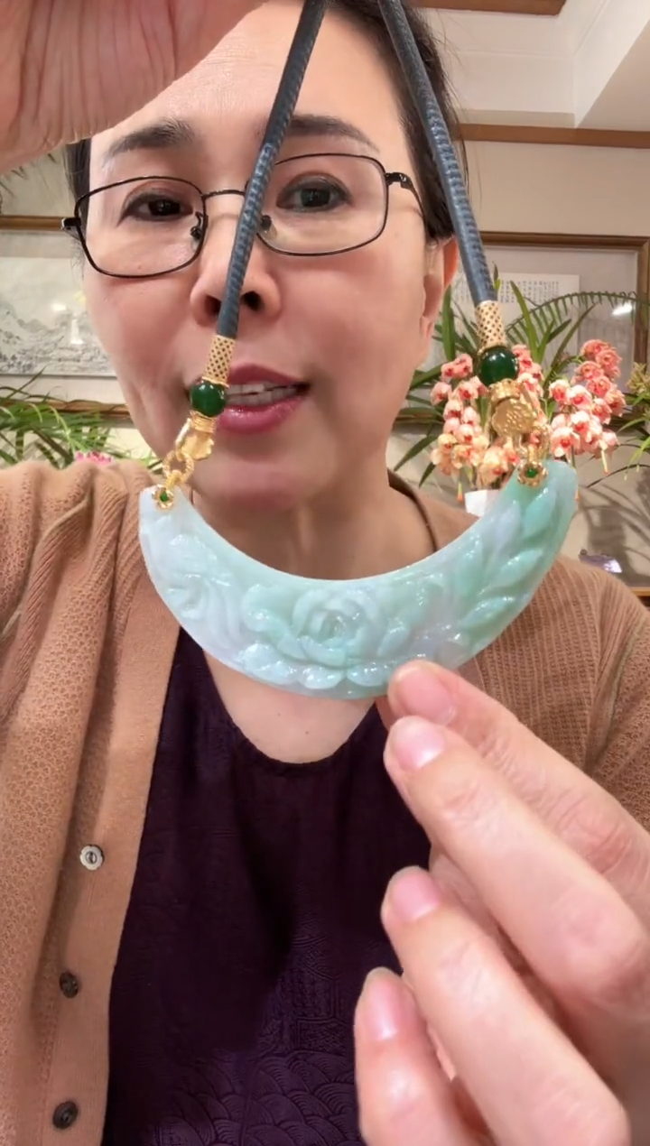 【闪购商品】翡翠颈饰未镶嵌国风