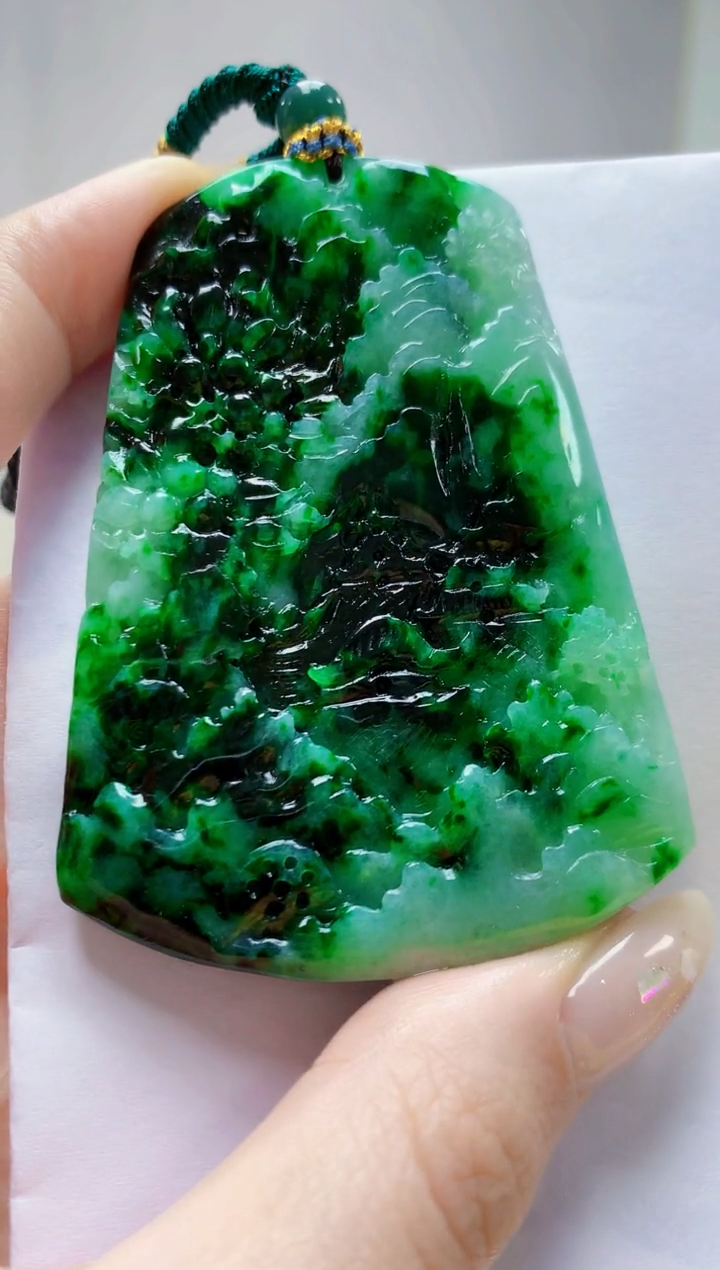 未镶嵌定制翡翠4812jw-毛货挂件48