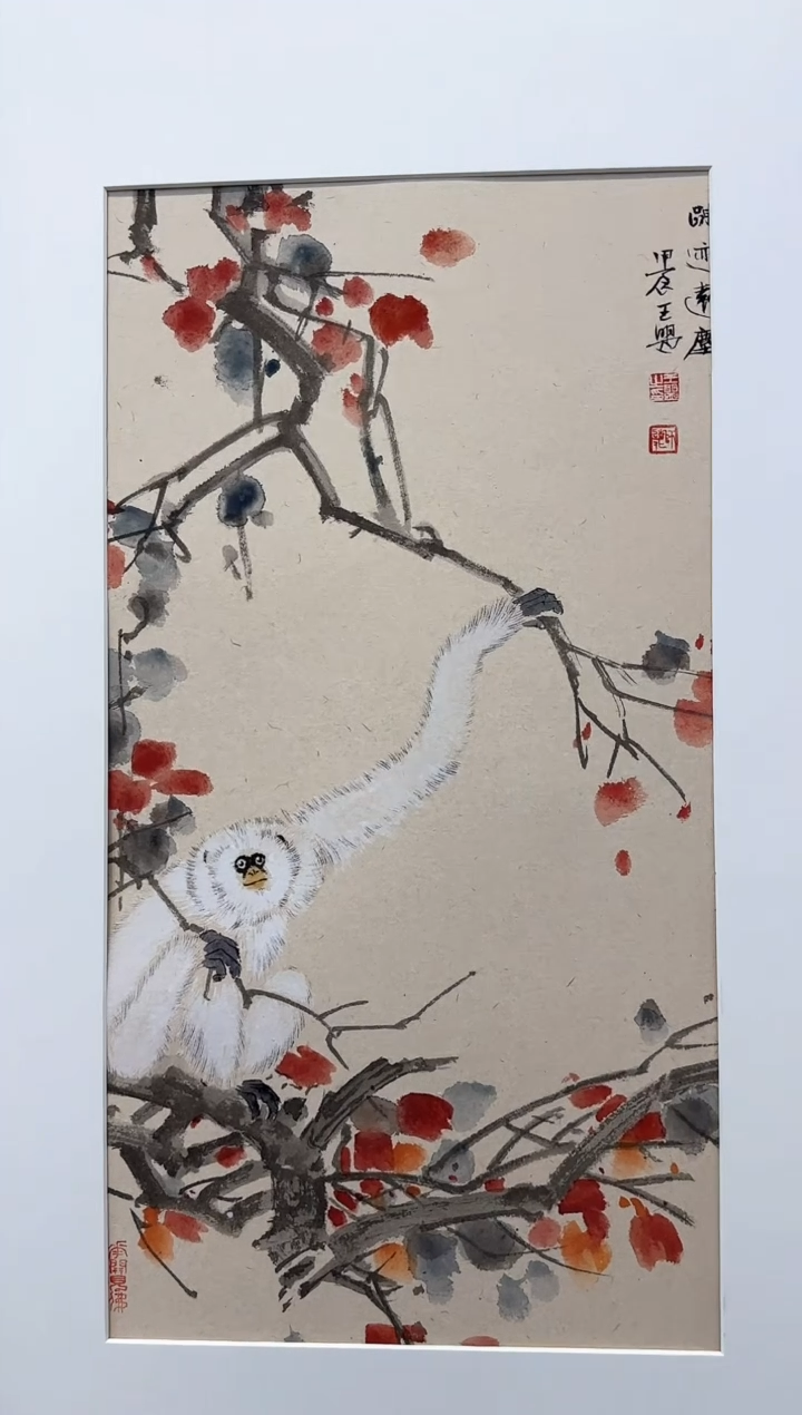 【闪购商品】纸本1花鸟画王盟作品原作
