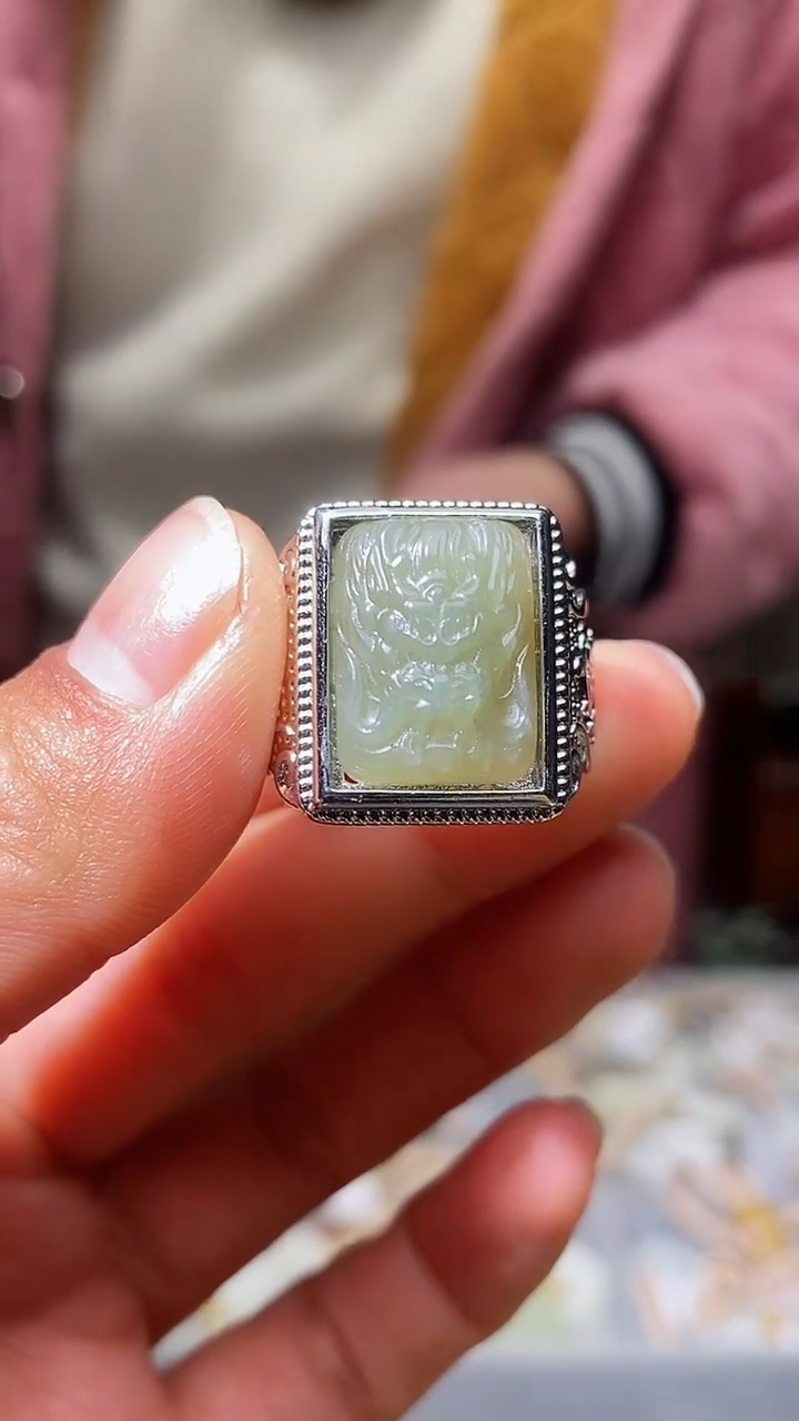 【闪购商品】和田玉戒指未镶嵌1