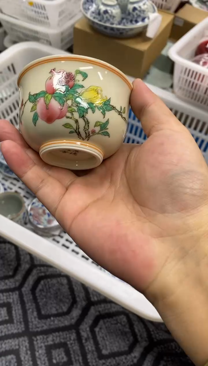 陶瓷景德陶瓷茶具容量约80