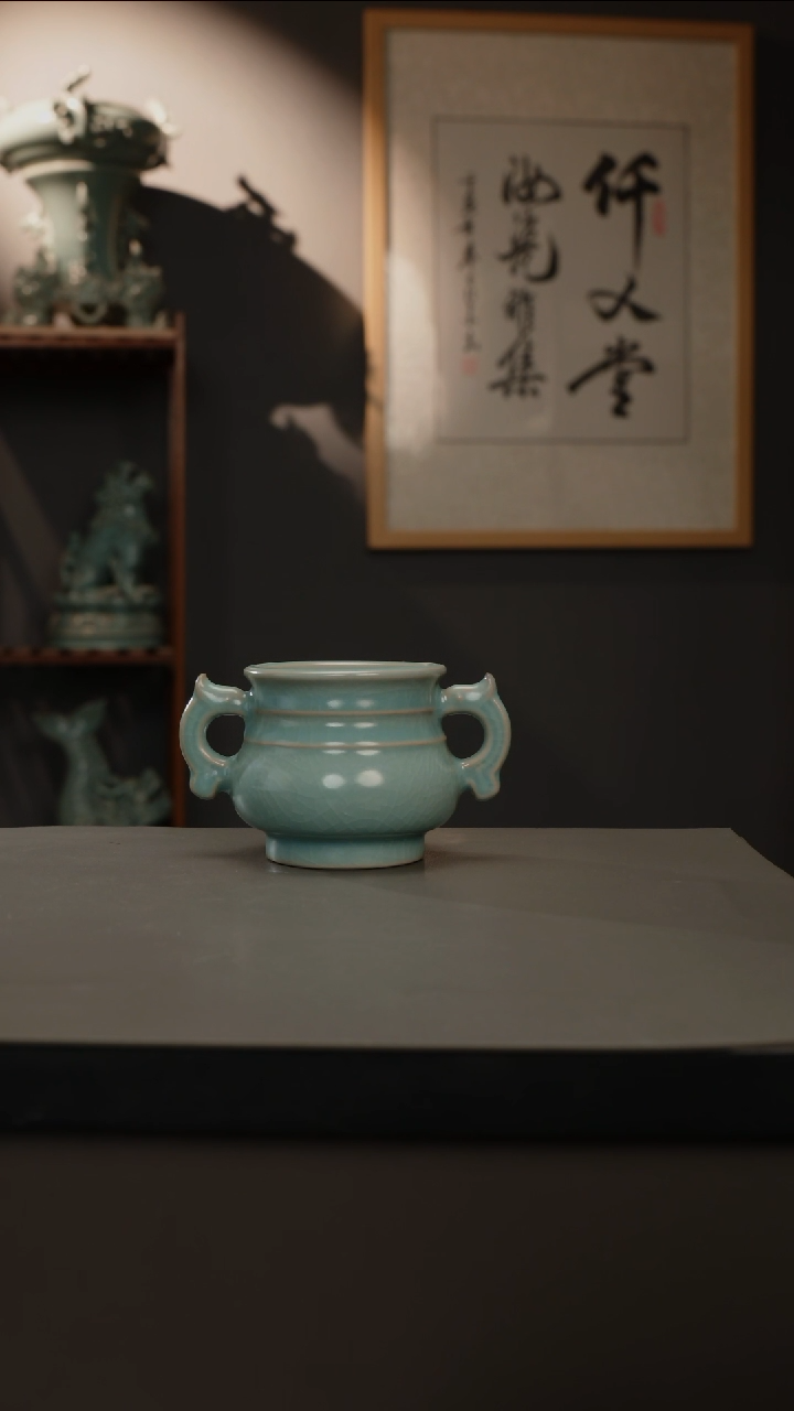 【闪购商品】杯仿古釉原矿 香炉