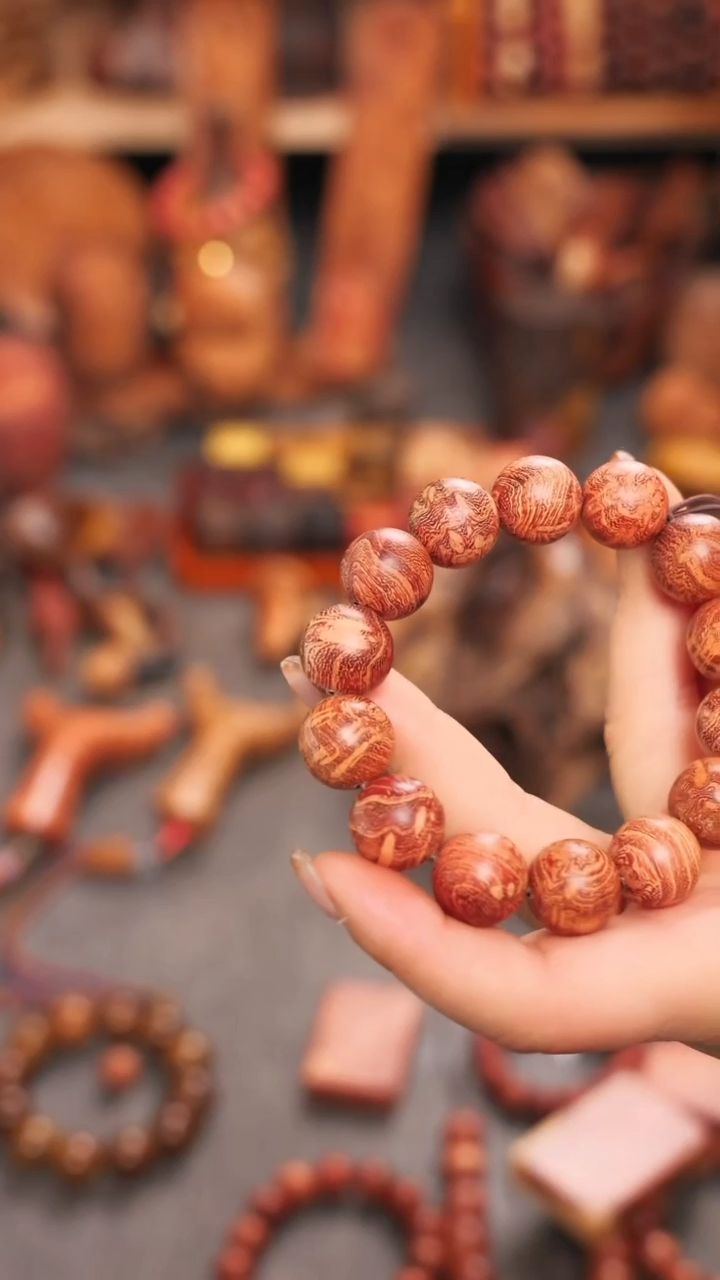 非洲檀香无事牌唛*小叶羊蹄甲瘤疤手串