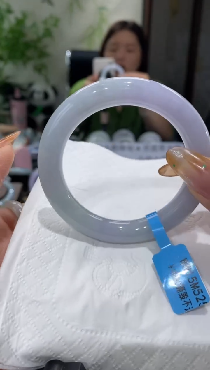 未镶嵌手镯翡翠圈口52.5