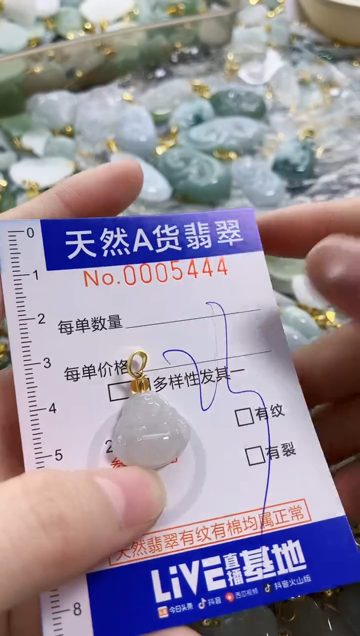 颈饰未镶嵌翡翠天然A货翡翠