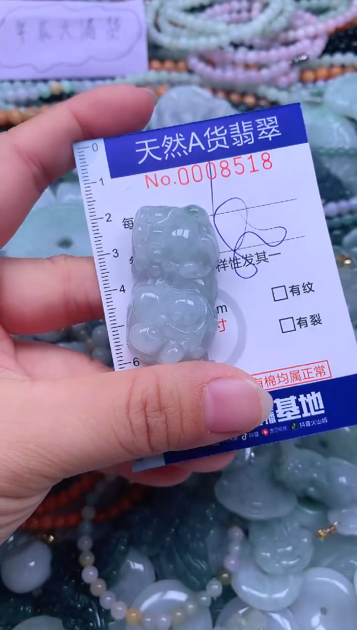颈饰未镶嵌翡翠天然翡翠