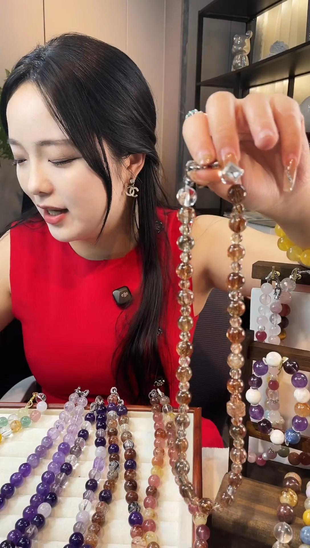 项链未镶嵌水晶超七小点位项链